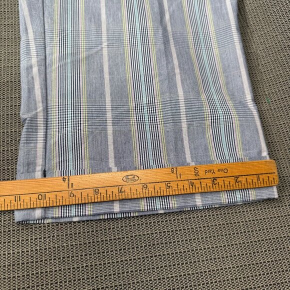 Cato Womens Size 16 Blue/White Striped Cropped Capri Pants - Picture 10 of 11